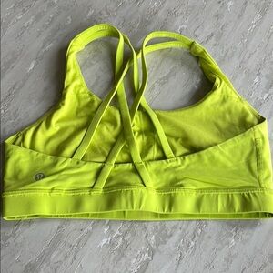lululemon athletica Yellow Sports Bra